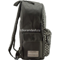 Рюкзак "Жизнь удалась" 40х30х17см, 650гр, 1 отделение, 3 кармана, темно-серый 12-003-059/06 от магазина "Карандаш"