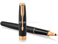 Ручка РЧ "Parker Sonnet Matte Black GT" премиум, F черная, в подар.уп. 1931518 от магазина "Карандаш"