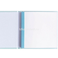 Скетчбук 20х20см 80л 75г/м2 "Fashion" для маркеров, на резинке, твердая обложка, лазурный 401126 от магазина "Карандаш"