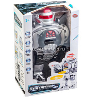 Робот р/у 31х18х10см танцующий (свет, звук, стреляет дисками) пластик 9895 от магазина "Карандаш"