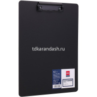 Планшет с зажимом А4 полипропилен черный EF75422 от магазина "Карандаш"