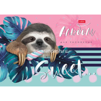 Альбом для рисования А4 20л "Сделано с любовью" на скобе 5 дизайнов 20А4В/062553 от магазина "Карандаш"