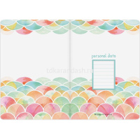 Тетрадь А5 40л клетка "Акварельные сны" прошитый блок матовая ламинация 7-40-001/03 от магазина "Карандаш"