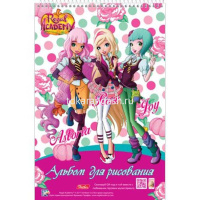 Альбом для рисования А4 24л "Королевская академия" на спирали, перфорация на отрыв,5 дизайнов 045382 от магазина "Карандаш"