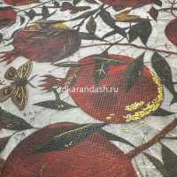Папка-конверт на кнопке "Flora. Гранат" А4 полипропилен 0,18мм полупрозрачная 14-036/17 от магазина "Карандаш"
