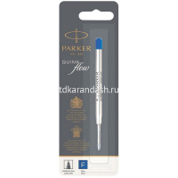Стержень шариковый 98мм/0,5мм (F) синий "Parker QuinkFlow" 1950368/CW1950368 от магазина "Карандаш"