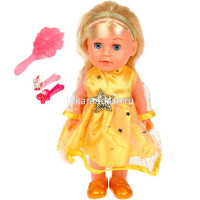 Кукла "Анечка" 25см с аксессуарами, озвученная (100 фраз, песни, стихи, скороговорки, загадки) от магазина "Карандаш"