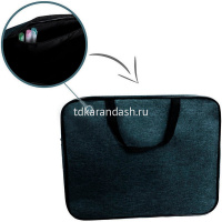 Папка с ручками 35х27х6см "Маренго" ткань, внутренний карман, жесткое дно ПДМ-111 от магазина "Карандаш"