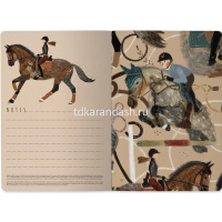 Тетрадь А5 40л клетка "Ипподром" прошитый блок матовая ламинация 7-40-001/142 от магазина "Карандаш"