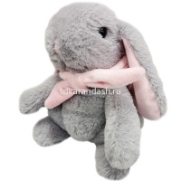 Кролик 21см серый/розовый AT365317 от магазина "Карандаш"