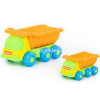 Набор д/песка №266 (самосвал "Кеша" + Самосвал "Яша") 28,2x15,1x15см 4281
