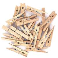 Прищепки 25мм цвет дерево 30 шт/уп. Y10867-24 от магазина "Карандаш"