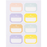 Клейкая закладка бумажная 22х33мм "Macaron" 4 цвета 8шт на листе х 6листов (48шт) ассорти EA60002 от магазина "Карандаш"