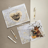 Папка-конверт на кнопке "Любовь, как она есть" А4 пластик 0,18мм 14-036/13 от магазина "Карандаш"