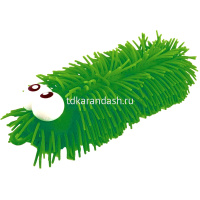 Мячик-волосатик "Гусеница" 18х5см пвх 4 цвета (свет) XF2308 от магазина "Карандаш"