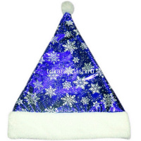 Колпак Деда Мороза со снежинками, 2 цвета Y6699-18 от магазина "Карандаш"