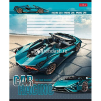 Тетрадь А5 18л клетка "Я люблю гонки" на скобе 5 дизайнов 18Т5В1/080095 от магазина "Карандаш"