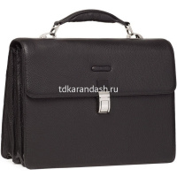 Портфель кож. CA1228MO/N с одним замком черн (42*30*17.5) от магазина "Карандаш"
