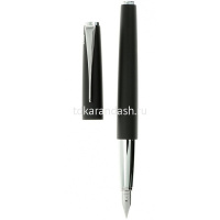 Ручка РП "Lamy Studio 067" M черная, корпус матовая сталь, металл 4000451 от магазина "Карандаш"