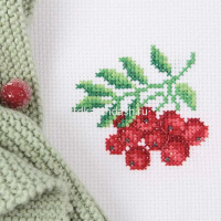 Набор для вышивания "Рябинка" 9х9см (канва, нитки, игла, схема) 12-041 от магазина "Карандаш"