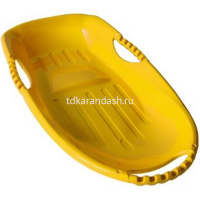 Санки-ледянки 48х91см "Снежная стрела" с ручками, пластик, ассорти Пл-С360 от магазина "Карандаш"