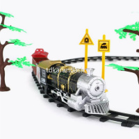 Железная дорога р/у 30х4х28см, длина пути 620см (свет, звук, дым) 0662/147-06377АН от магазина "Карандаш"