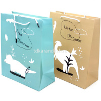 Пакет подарочный "Динозавры" 19х24х10см 4 цвета 6109 M от магазина "Карандаш"