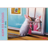 Альбом для рисования А4 30л "Узнай себя! Lucia Heffernan" на скобе 5 дизайнов 30А4В/074911 от магазина "Карандаш"