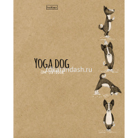 Тетрадь А5 48л клетка "Animals Yoga" на скобе крафт 5 дизайнов 48Т5В1/056512 от магазина "Карандаш"