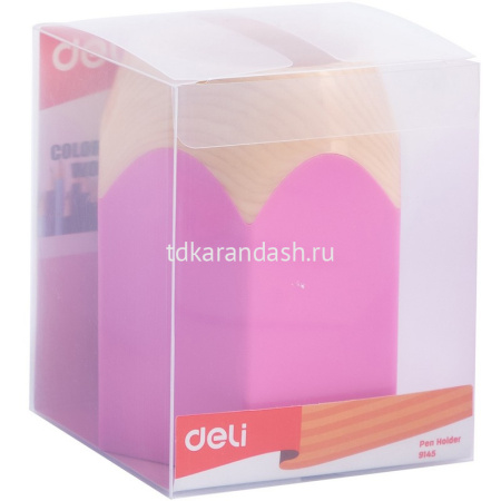 Подставка д/канц.принадлежностей d-8,5х10,5см пластик, голубая E9145 от магазина "Карандаш"