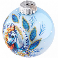 Шар 100мм "Лошадка красивая" в подарочной упаковке КУ-100-254037 от магазина "Карандаш"