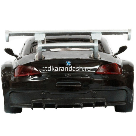 Машина "BMW Z4 GT3" черная, инерционная, металл 17,5см (свет, звук, откр.двери) JB1200132 от магазина "Карандаш"