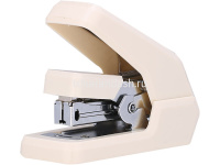 Степлер №10 15л глубина 30мм, со скобами, энергосберегающий, бежевый E0273 от магазина "Карандаш"