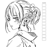 Раскраска "Аниме для работы маркерами. Фиолетовая с мальчиком" 64стр. 978-5-00141-957-0 от магазина "Карандаш"