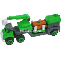 Конструктор "Машина строительная 3в1" 41,5х18х12,5см с отверткой, пластик 2293109/2036 от магазина "Карандаш"