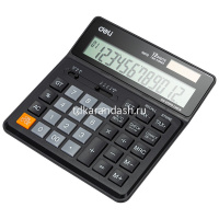 Калькулятор 12 разрядов 150х160,5х33мм черный EM01020 от магазина "Карандаш"