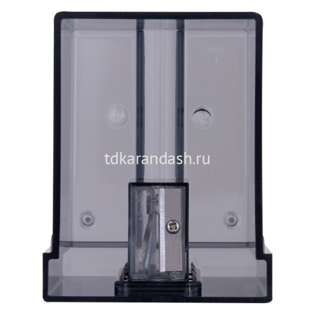 Точилка механическая 2 отв. 83х68х134мм + ручная металл, 2 цвета ER10234 от магазина "Карандаш"