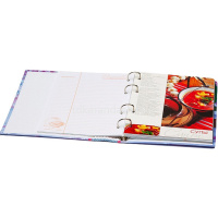 Книга для записи кулинарных рецептов А5 80л "Sweet Cat" на кольцах 7БЦ 5цвет.разделитель 070893 от магазина "Карандаш"