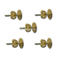 Швензы "Гвоздики" 10шт. №01 12мм под золото DC-072/10 от магазина "Карандаш"