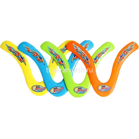 Бумеранг 27см пластик, ассорти 1165937/8ABC-11 от магазина "Карандаш"