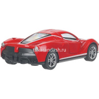 Машина "Ferrari" красная, инерционная, металл 15см (свет, звук, открывающиеся двери) 2301C0043-R от магазина "Карандаш"