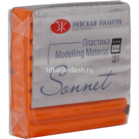 Пластика 56гр. брус, оранжевый 5964315 от магазина "Карандаш"