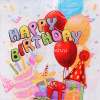 Салфетки "Happy Birthday" 33х33см 20шт 4 вида Y10989-24 от магазина "Карандаш"