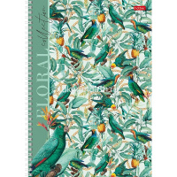 Тетрадь А4 80л клетка "Floral collection" на спирали матовая ламинация 4 дизайна 082972 от магазина "Карандаш"