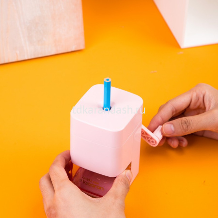 Точилка механическая 1 отв. "Macaron" 98x63x103мм пластик, мятная ER10604 от магазина "Карандаш"