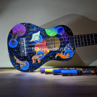 Набор маркеров перманентных "POSCA" стандартные цвета, 6шт, пулевид. наконечник, толщина линии 2,5мм от магазина "Карандаш"