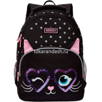 Рюкзак 27х40х20см, 735гр, 2 отделения, 3 кармана, черный RG-160-2/4 от магазина "Карандаш"