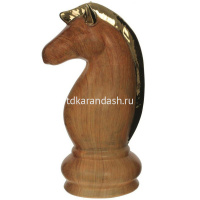 Фигурка декоративная "Шахматный конь" коричневый 16х13х28см керамика 758849 от магазина "Карандаш"