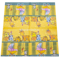 Набор салфеток для декупажа 33х33мм 20шт Звери Y6795-18 от магазина "Карандаш"