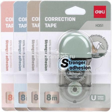 Корректирующая лента 8мх5мм 4 цвета корпуса EH351 от магазина "Карандаш"